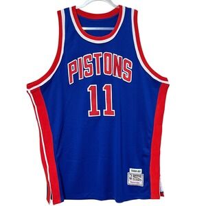Mitchell & Ness Detroit Pistons Isiah Thomas Swingman jersey 1988-89 Size‎ 54